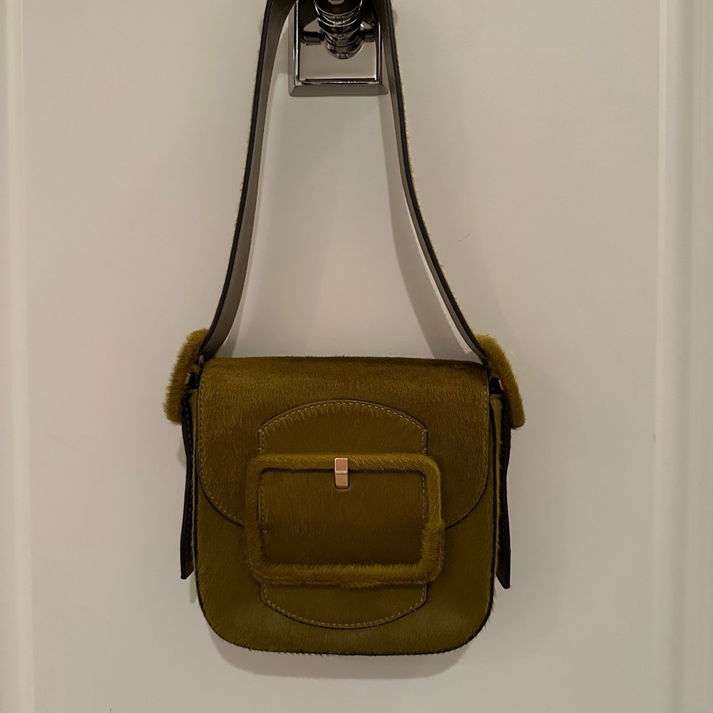 Tory Burch authentic Sawyer Calf Hair mini shoulder bag!! Beautiful little purse